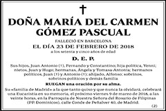 María del Carmen Gómez Pascual